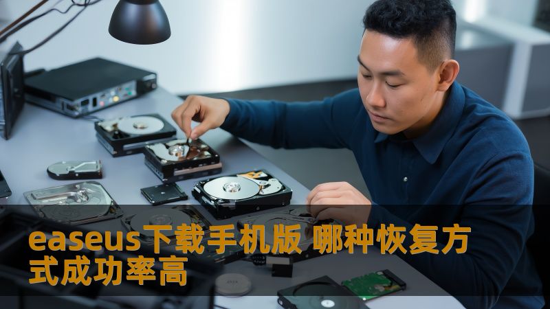 探索 easeus下载手机版 的各种恢复方式，了解哪种恢复方式成功率高，帮助您轻松找回丢失的数据。