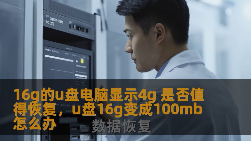 本文讨论了16GBU盘在电脑中显示为4GB的情况，分析了问题的可能原因及解决方法，帮助用户判断是否值得恢复U盘的存储容量。