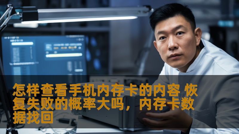 手机内存卡作为现代手机的重要存储工具，存储着用户的大量照片、视频、文档等数据。那么，怎样查看手机内存卡的内容？如果数据丢失，恢复的概率大吗？本文将为你揭开这些谜团，帮助你更好地了解内存卡的管理和恢复方法。