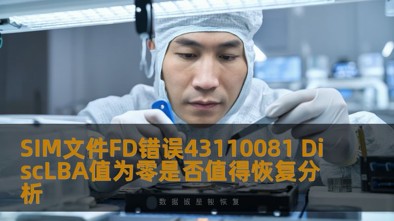 探讨SIM文件FD错误43110081，DiscLBA值为零的原因及恢复方法，帮助用户了解数据恢复的必要性与可行性。