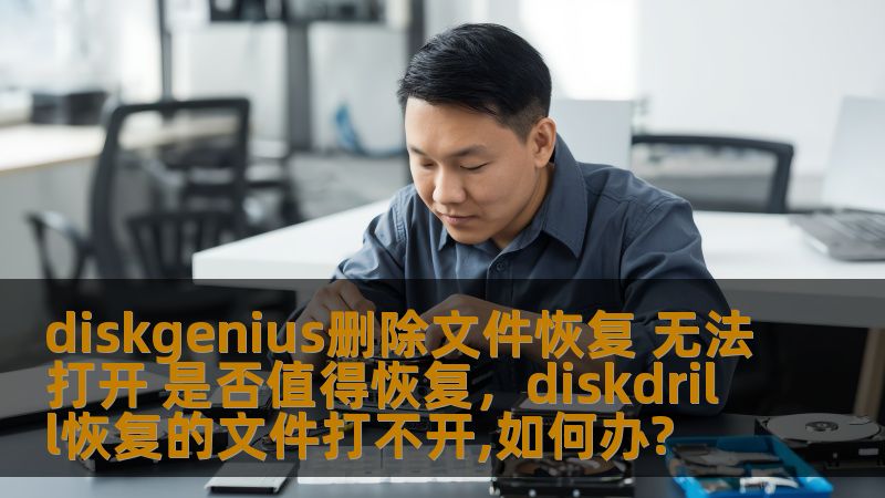 本文将探讨使用DiskGenius进行删除文件恢复的有效性和安全性，特别是遇到文件无法打开的情况时，是否值得恢复，帮助用户做出明智选择。