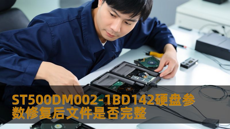 了解ST500DM002-1BD142硬盘参数及修复后文件完整性，帮助用户解决数据恢复中的疑难问题。