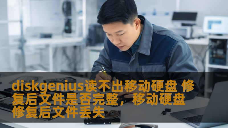 如果你的移动硬盘被DiskGenius读不出来，别着急，本文将详细讲解如何利用DiskGenius修复硬盘，并探讨修复后的文件是否完整，确保你恢复的数据无损。