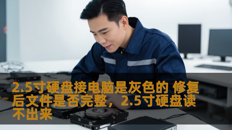 2.5寸硬盘在连接电脑时遇到“灰色”问题的解决方法，以及修复后文件是否能够保持完整的详细分析。帮助用户了解硬盘故障修复过程，确保数据安全。