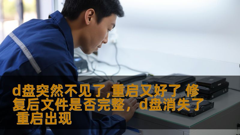 d盘突然不见了,重启又好了 修复后文件是否完整,d盘消失了 重启出现 d盘突然不见了,重启又好了 修复后文件是否完整,d盘消失了 重启出现