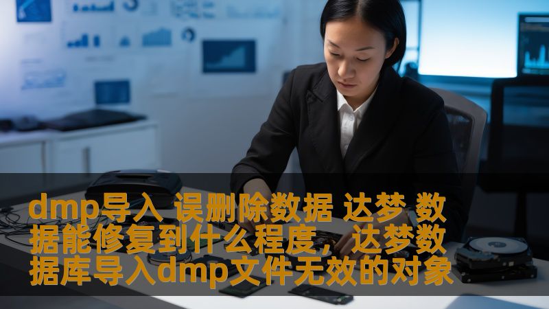 本文将详细分析如何通过DMP导入修复误删除数据，并探讨达梦数据库（DM）在误删除数据情况下的修复能力，为数据库管理员提供切实可行的恢复方案。