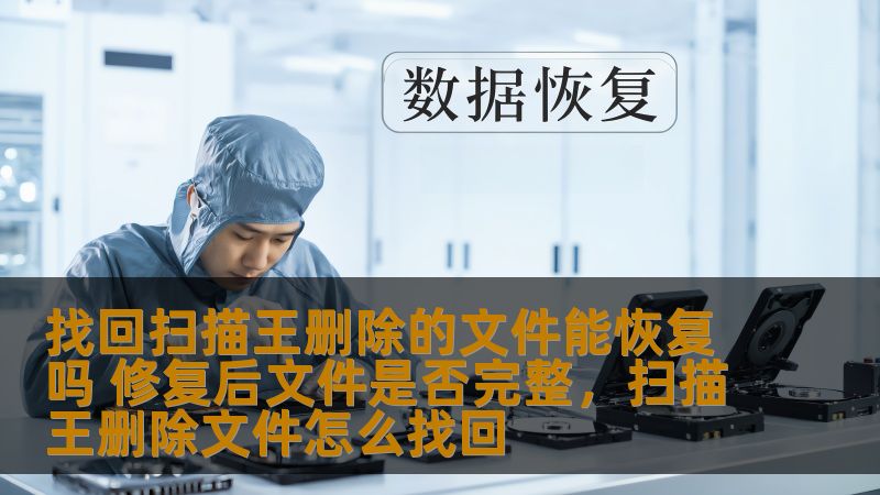 本文深入探讨了“找回扫描王删除的文件能恢复吗”这一问题，特别是在数据恢复和文件修复方面，重点分析了恢复的可行性与文件修复后的完整性问题。