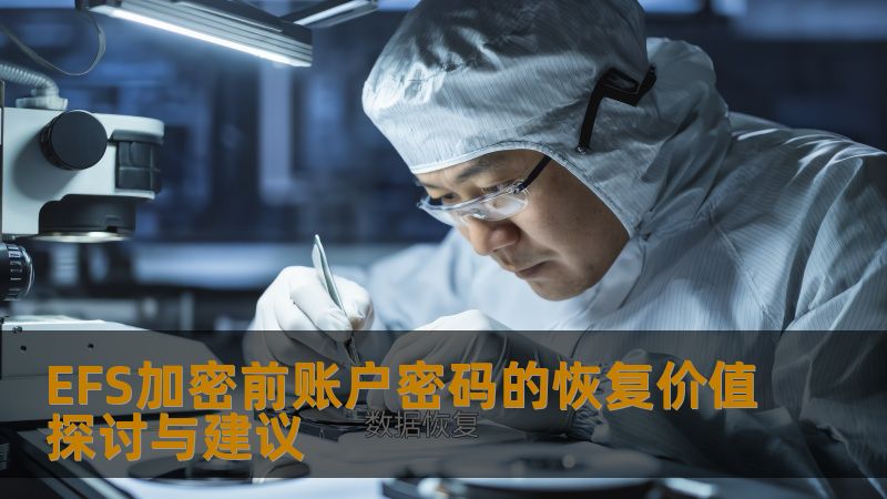 探讨EFS加密前账户密码的恢复价值，提供有效的恢复方法与实战案例，帮助用户解决数据恢复问题。