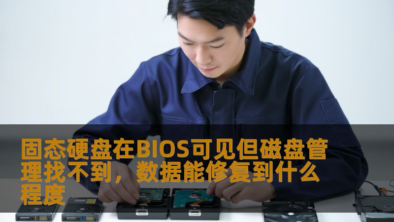 固态硬盘在BIOS中可见但在磁盘管理中无法找到，如何修复数据？了解常见故障和恢复方法，帮助您解决数据丢失问题。