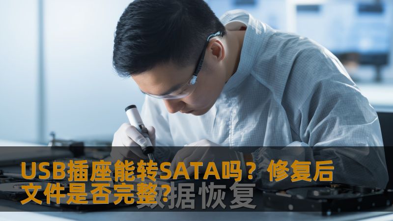 探讨USB插座能否转SATA以及修复后文件的完整性，帮助用户解决数据恢复问题。