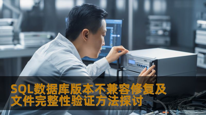 探讨SQL数据库版本不兼容的修复方法及文件完整性验证技巧，帮助用户解决数据恢复问题。