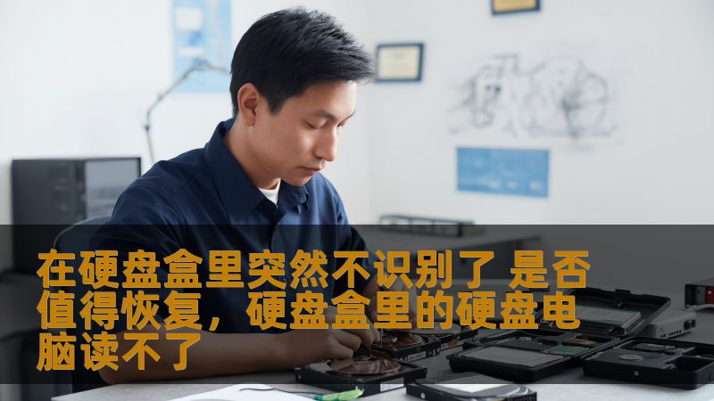 在硬盘盒里突然不识别了 是否值得恢复，硬盘盒里的硬盘电脑读不了