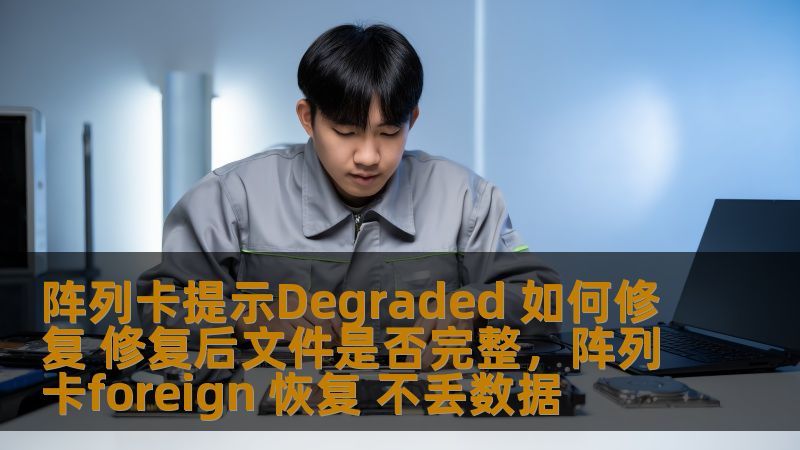 本文将为您详细解析如何修复阵列卡提示Degraded的故障问题，并探讨修复后数据文件是否完整，帮助您确保数据安全和系统稳定性。