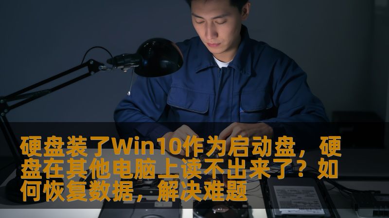 硬盘装了Win10作为启动盘，却在其他电脑上无法读取，数据丢失成了很多用户的困扰。本篇文章将为您详细解析如何通过专业方法恢复数据，让您重新找回重要文件。