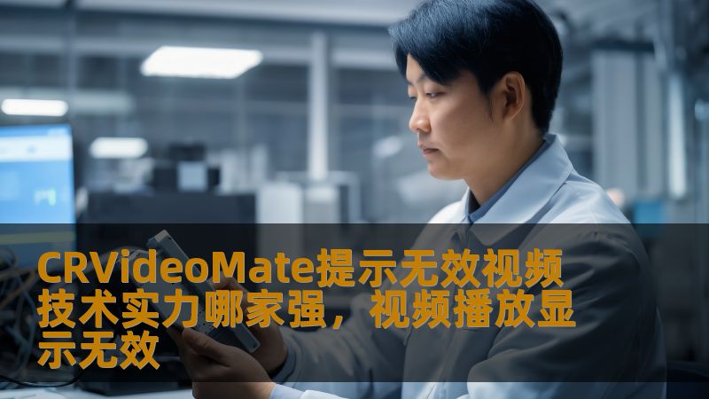 CRVideoMate提示无效视频 技术实力哪家强，视频播放显示无效