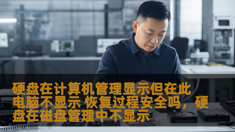 当你在计算机管理中看到硬盘显示正常，但在“此电脑”中无法找到它时，很多人可能会感到困惑和焦虑。为什么会发生这种情况？该如何解决？恢复数据的过程是否安全？本文将详细解答你的疑惑，帮助你顺利恢复数据并解决问题。