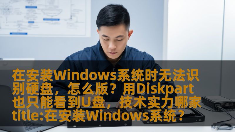 在安装Windows系统时无法识别硬盘，怎么版？用Diskpart也只能看到U盘，技术实力哪家title:在安装Windows系统？