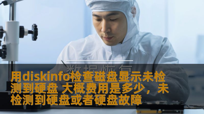 用diskinfo检查磁盘显示未检测到硬盘 大概费用是多少，未检测到硬盘或者硬盘故障