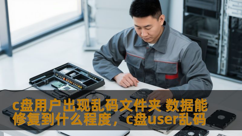 c盘用户出现乱码文件夹 数据能修复到什么程度，c盘user乱码