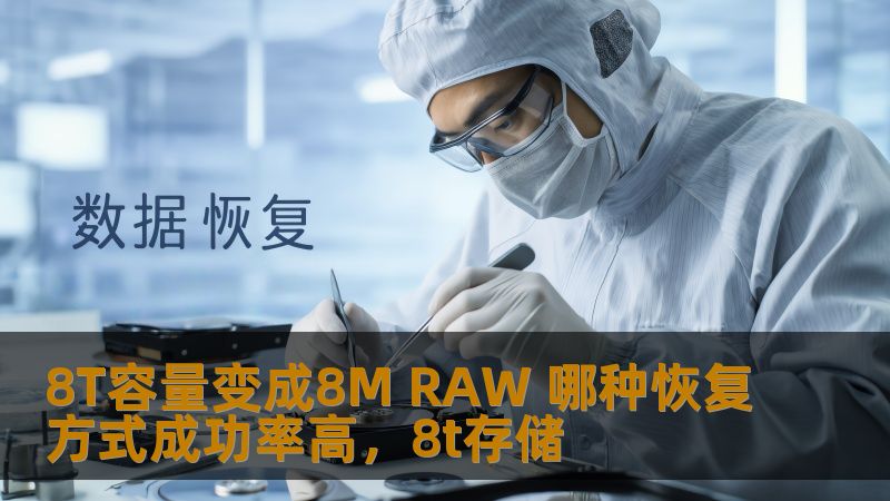 8T容量变成8M RAW 哪种恢复方式成功率高，8t存储