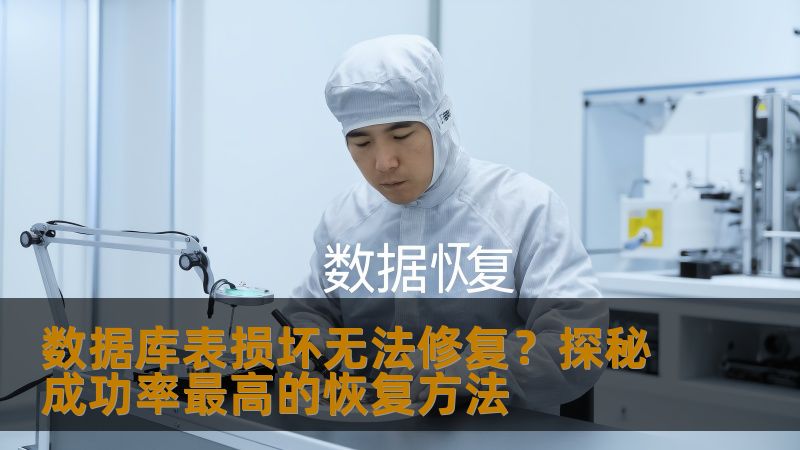 数据库表损坏无法修复？探秘成功率最高的恢复方法