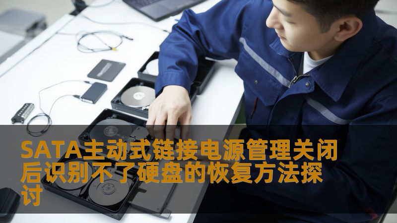SATA主动式链接电源管理关闭后识别不了硬盘的恢复方法探讨