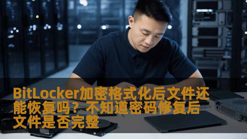BitLocker加密格式化后文件还能恢复吗？不知道密码修复后文件是否完整