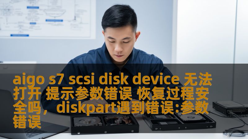 aigo s7 scsi disk device 无法打开 提示参数错误 恢复过程安全吗，diskpart遇到错误:参数错误