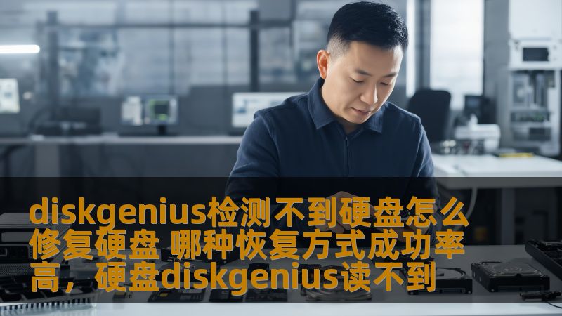 本文深入探讨DiskGenius检测不到硬盘的常见问题，提供详细的修复方法，并评估各种硬盘恢复方式的成功率，帮助用户找到最佳的硬盘数据恢复方案。