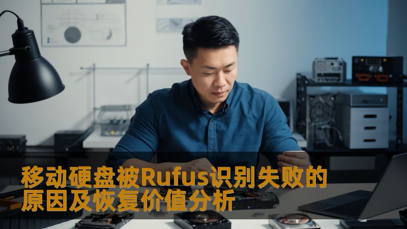 探讨移动硬盘被Rufus识别失败的原因，分析数据恢复的价值与方法，帮助用户有效解决问题。