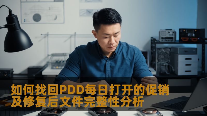 本文探讨如何找回PDD每日打开的促销及修复后文件完整性分析，提供实用操作步骤和案例。