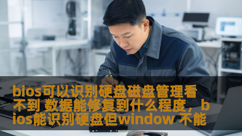 bios可以识别硬盘磁盘管理看不到 数据能修复到什么程度，bios能识别硬盘但window 不能