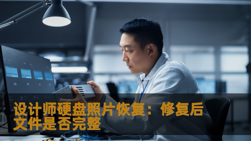 设计师硬盘照片恢复，了解修复后文件是否完整，掌握数据恢复的技巧和方法，确保您的珍贵照片不再丢失。
