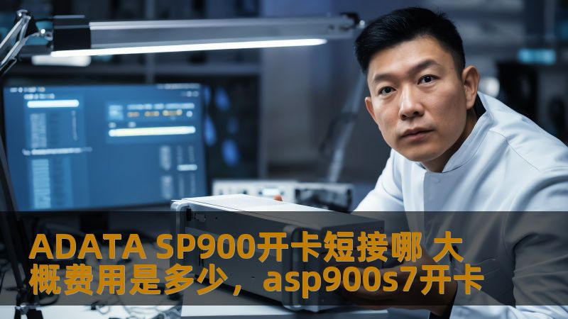 了解ADATASP900固态硬盘开卡短接的操作步骤与常见问题，帮助您掌握这一技术，同时了解大概的费用预算，避免不必要的开支。