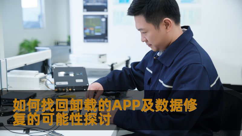 本文深入探讨如何找回卸载的APP及数据修复的可能性，提供实用的方法与案例，助您轻松恢复重要数据。