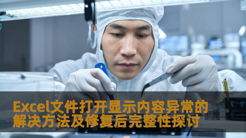 探讨Excel文件打开显示内容异常的解决方法及修复后完整性，提供实用的步骤和案例分析。