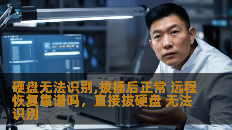 硬盘无法识别,拔插后正常 远程恢复靠谱吗，直接拔硬盘 无法识别