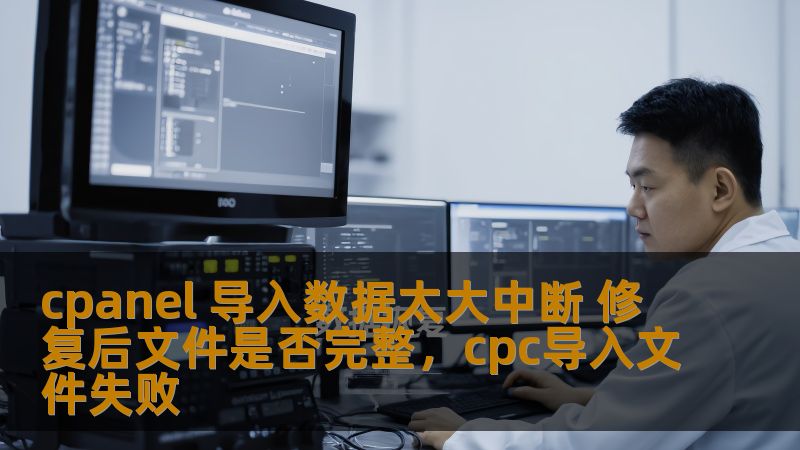 cpanel 导入数据太大中断 修复后文件是否完整，cpc导入文件失败