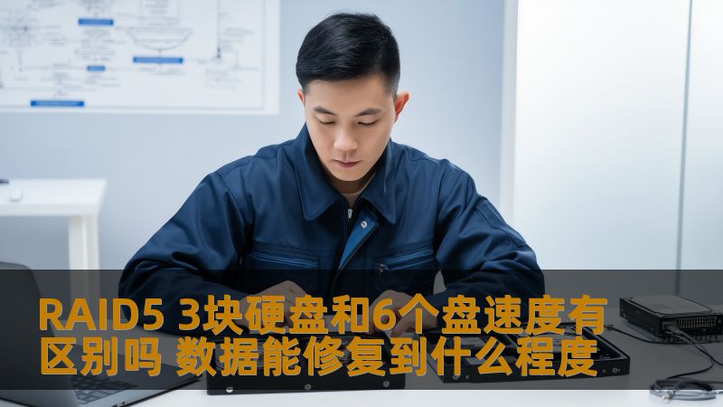 RAID5 3块硬盘和6个盘速度有区别吗 数据能修复到什么程度