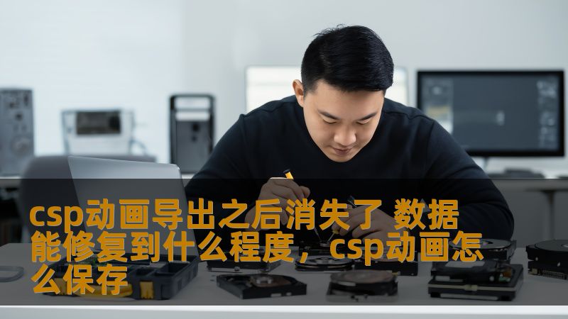 csp动画导出之后消失了 数据能修复到什么程度，csp动画怎么保存