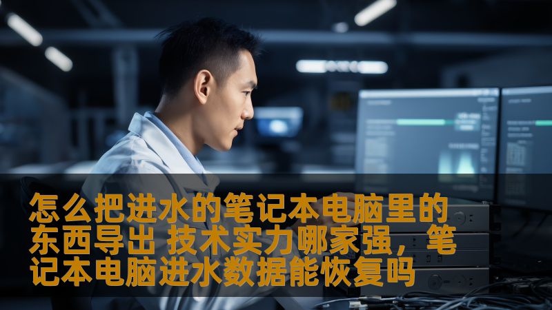 如何处理进水的笔记本电脑，尽快将数据导出？了解最新技术方案，寻找业界最强的技术力量，保护你宝贵的资料不丢失。