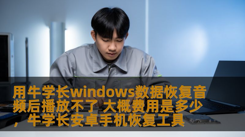 在使用Windows操作系统的电脑上遇到数据丢失问题后，有时恢复的音频文件却出现播放不了的情况。今天，我们将带你了解如何使用牛学长的数据恢复服务解决这一问题，分析音频文件无法播放的原因，并给出恢复过程中的费用参考。