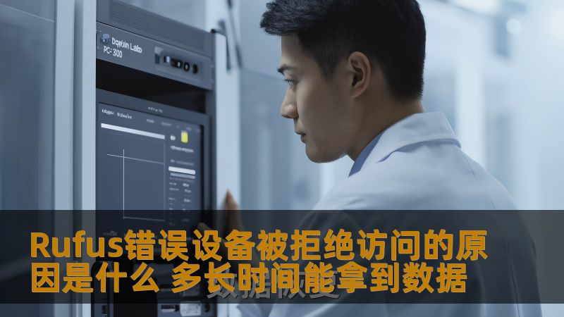 了解Rufus错误设备被拒绝访问的原因及数据获取时间，掌握有效的解决方法，帮助您快速恢复数据。
