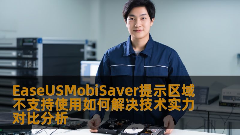 解决EaseUSMobiSaver提示区域不支持使用的技术分析，提供故障分析、操作步骤和恢复案例，助您高效恢复数据。