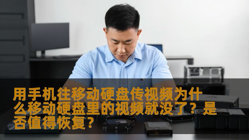 你是否曾经用手机往移动硬盘传输视频，却发现移动硬盘里的视频不翼而飞？面对这个困惑，很多人都会感到疑惑和焦虑。那么，为什么会发生这种情况？是不是设备出了问题？视频真的消失了吗？本文将从多个角度解析问题原因，并探讨是否值得恢复丢失的视频。