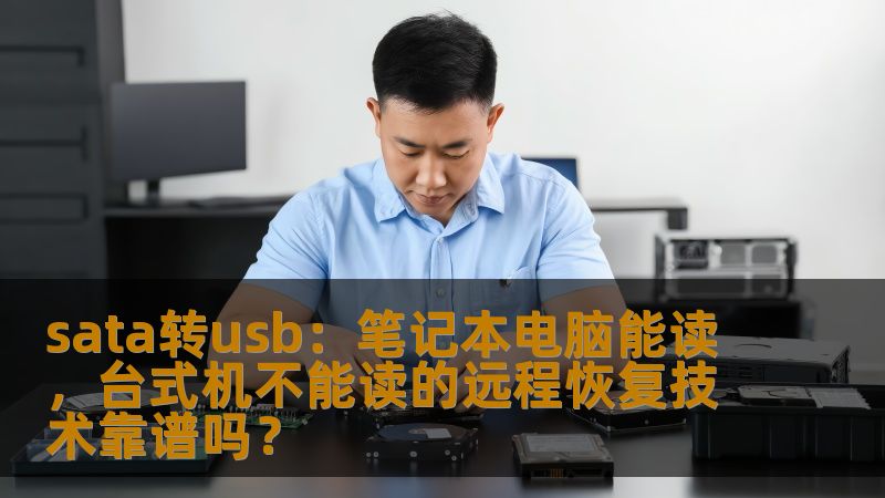 探讨sata转usb在笔记本电脑能读而台式机不能读的情况下，远程恢复技术的可行性与实用性。