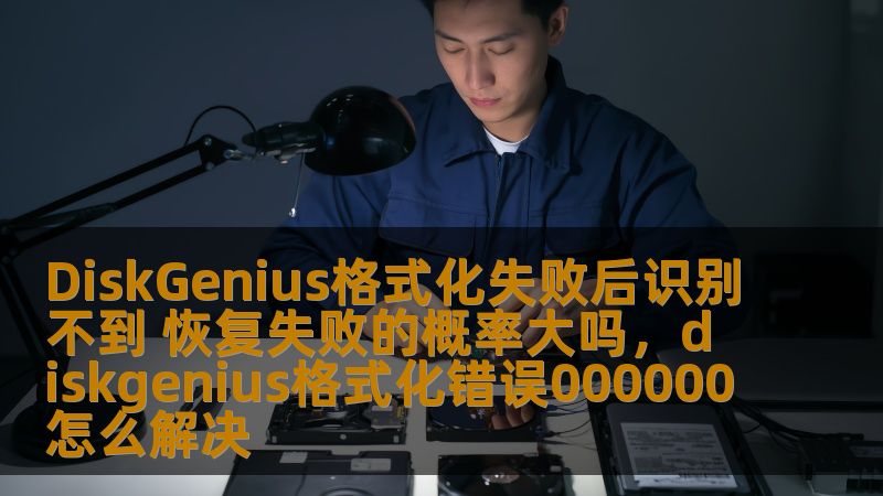 DiskGenius格式化失败后识别不到 恢复失败的概率大吗，diskgenius格式化错误000000怎么解决