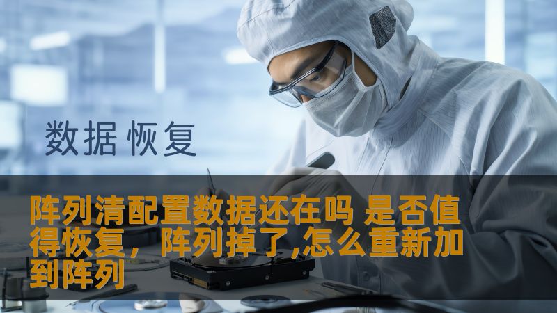 阵列清配置数据还在吗 是否值得恢复，阵列掉了,怎么重新加到阵列