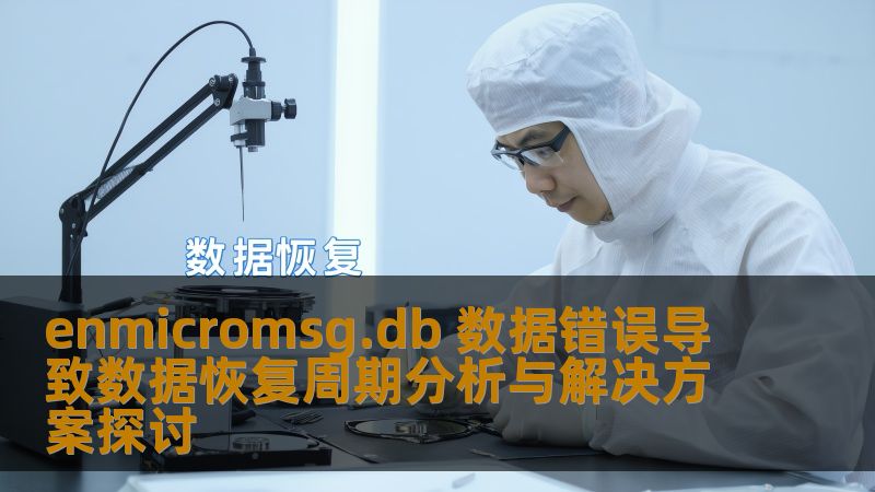 本文探讨enmicromsg.db数据错误导致的数据恢复周期分析与解决方案，帮助用户了解如何高效恢复数据。