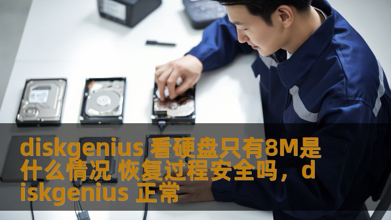 diskgenius 看硬盘只有8M是什么情况 恢复过程安全吗，diskgenius 正常